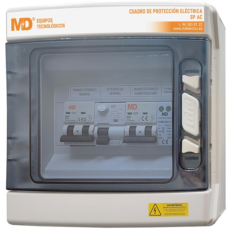 SPAC 2-16 - tablou AC (2P 16A, 3kW) | Plug and Play Energy